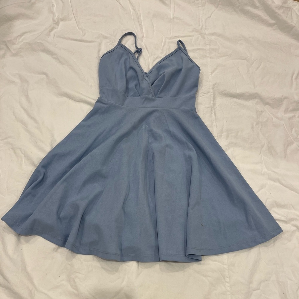 Blue dress